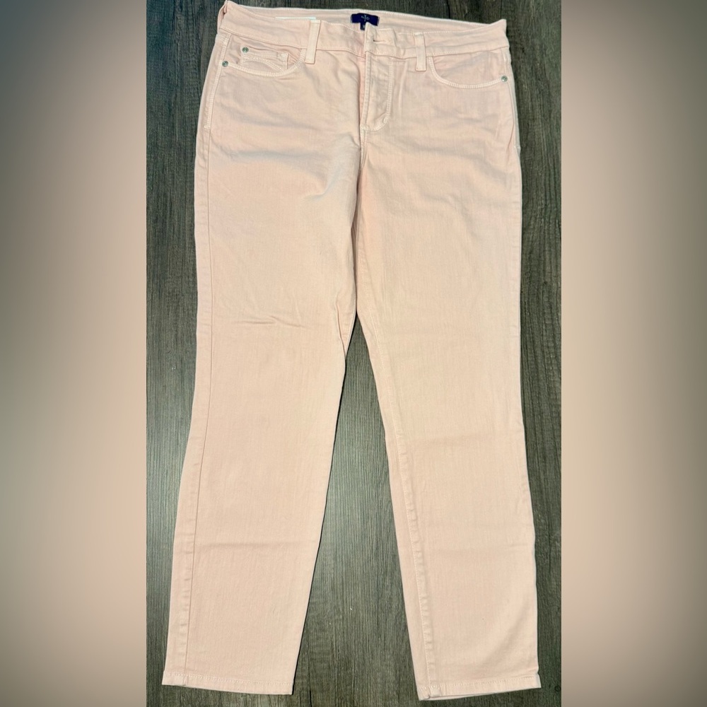 NYDJ Pink Straight Leg Jeans Size 10